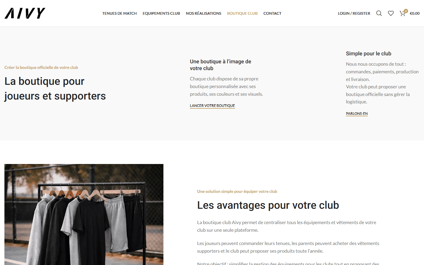 AIVY — Boutique club basket