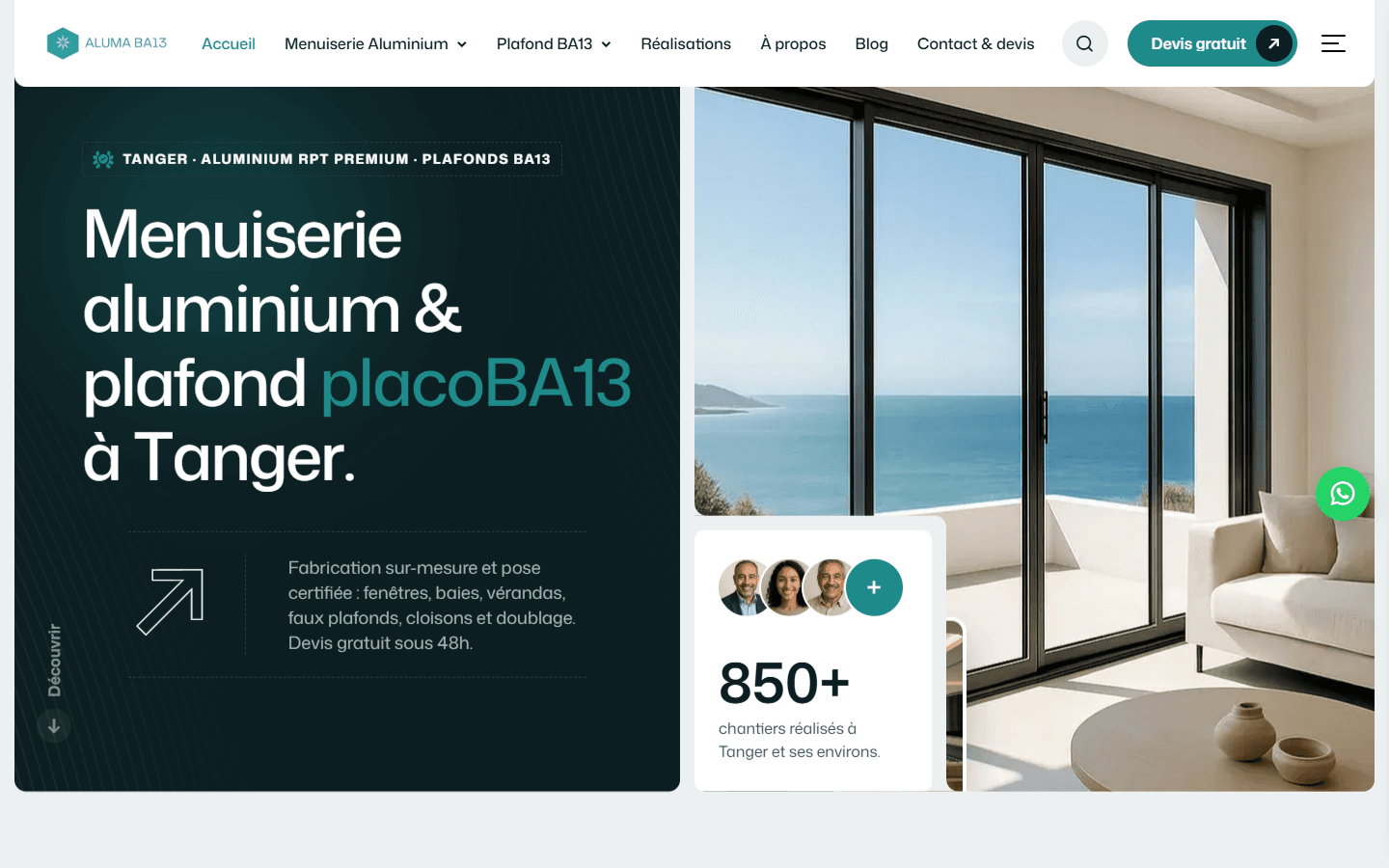 Alu Maba 13, Site vitrine / SEO local