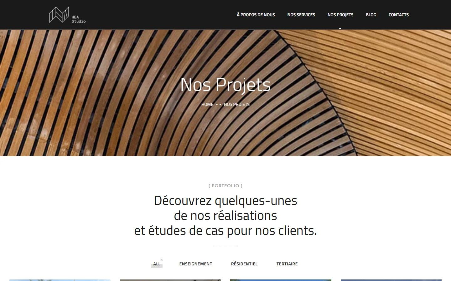 HBA Studio · Project portfolio · Before