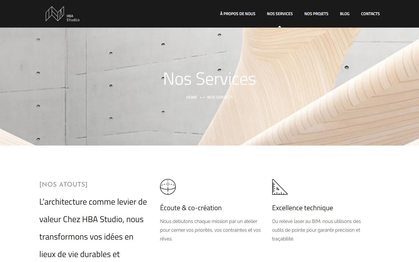 HBA Studio · Architecture services · Before
