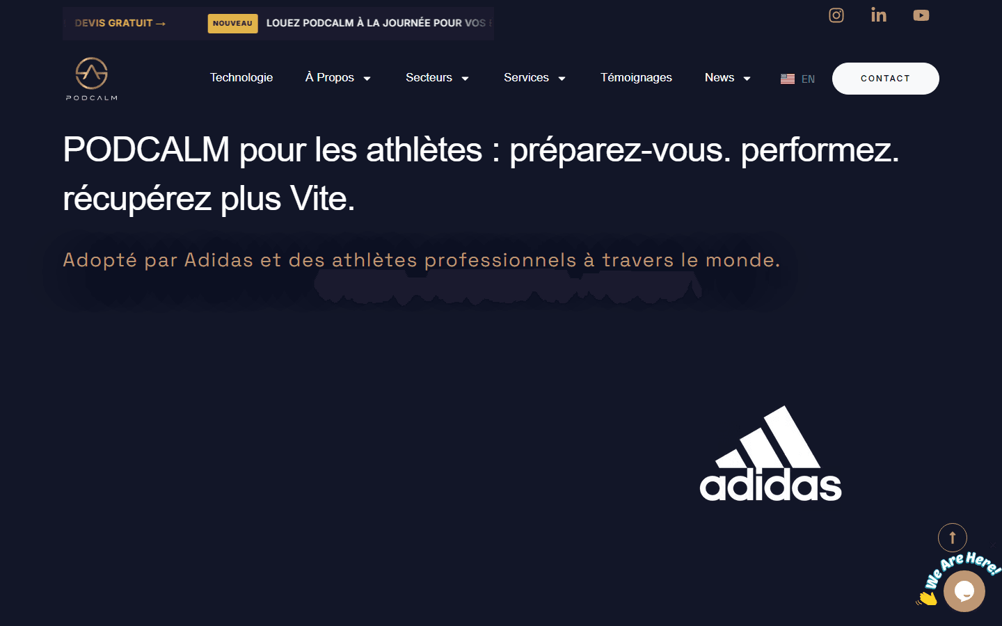 PODCALM — Sport professionnel
