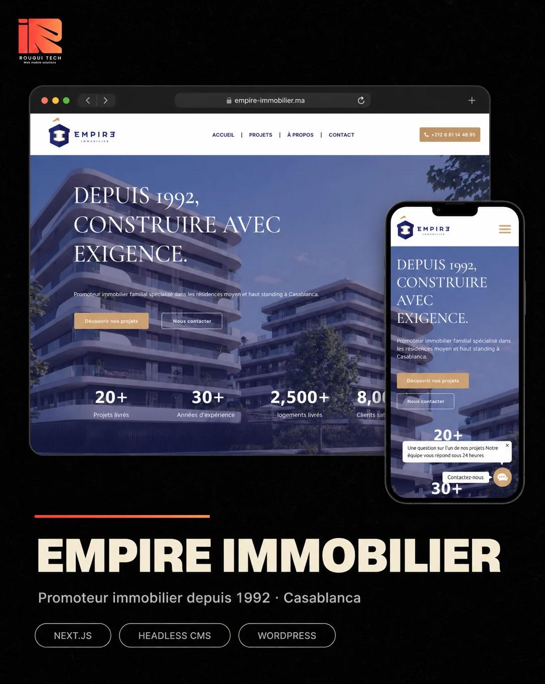 Empire Immobilier · Immobilier / Headless CMS