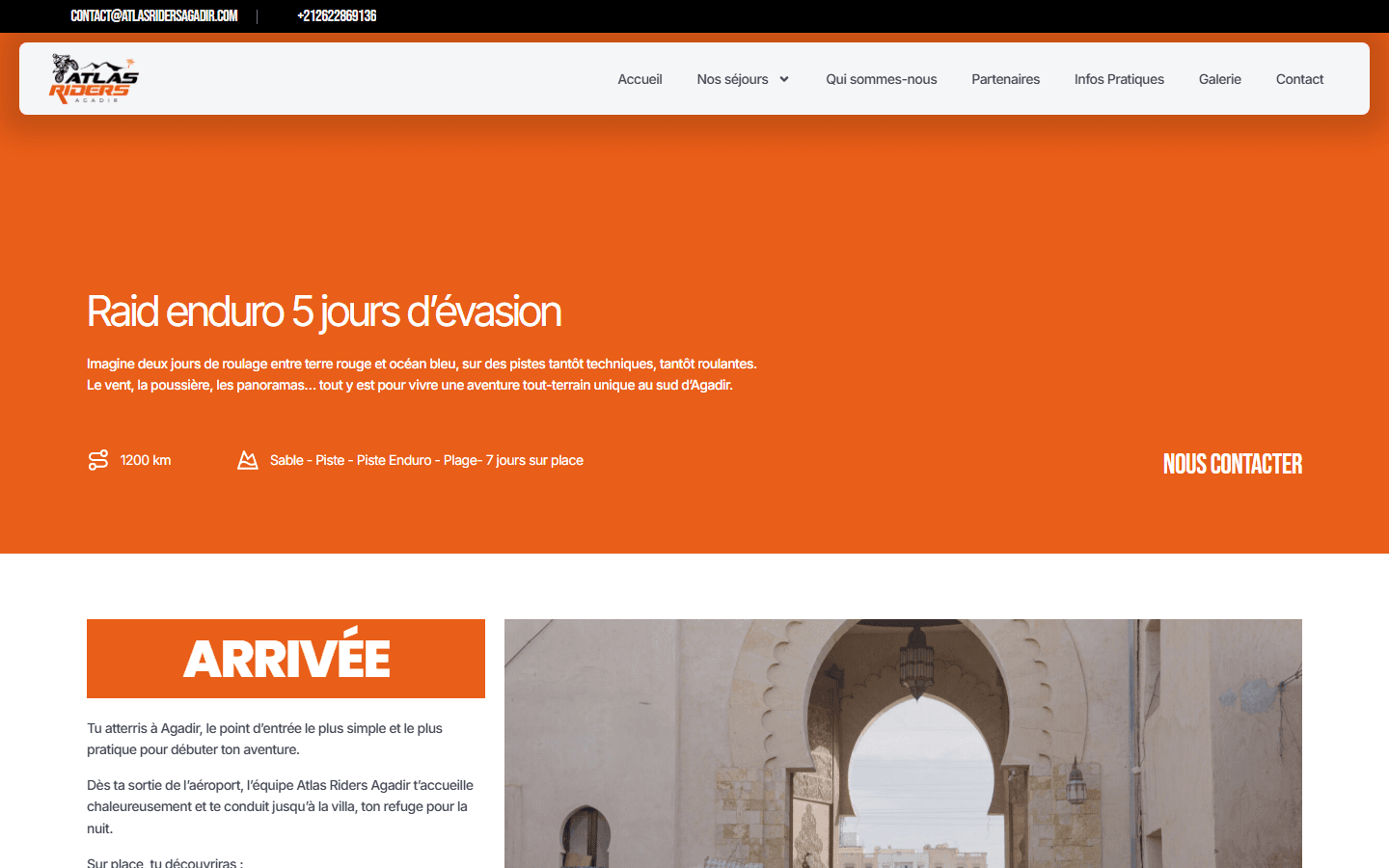 Atlas Riders Agadir — Offre 5 jours d'évasion
