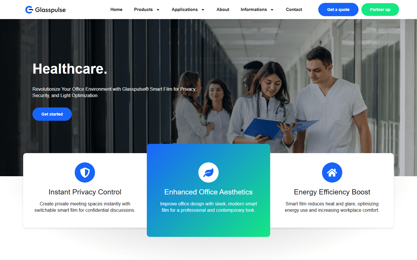 Glasspulse — Secteur Healthcare