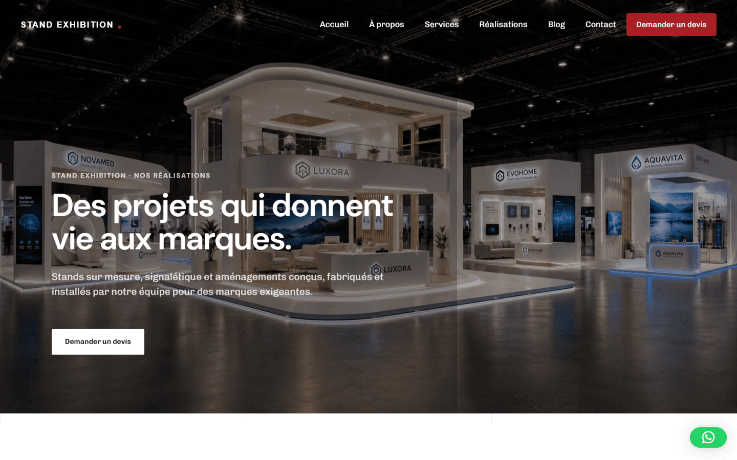 STAND EXHIBITION · Nos réalisations