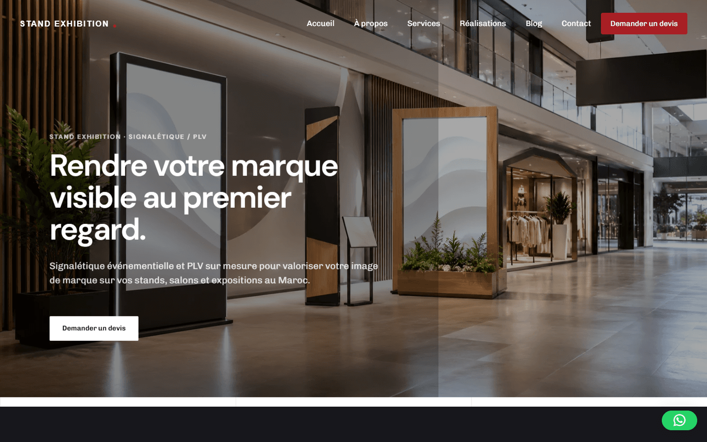 STAND EXHIBITION · Signalétique & PLV