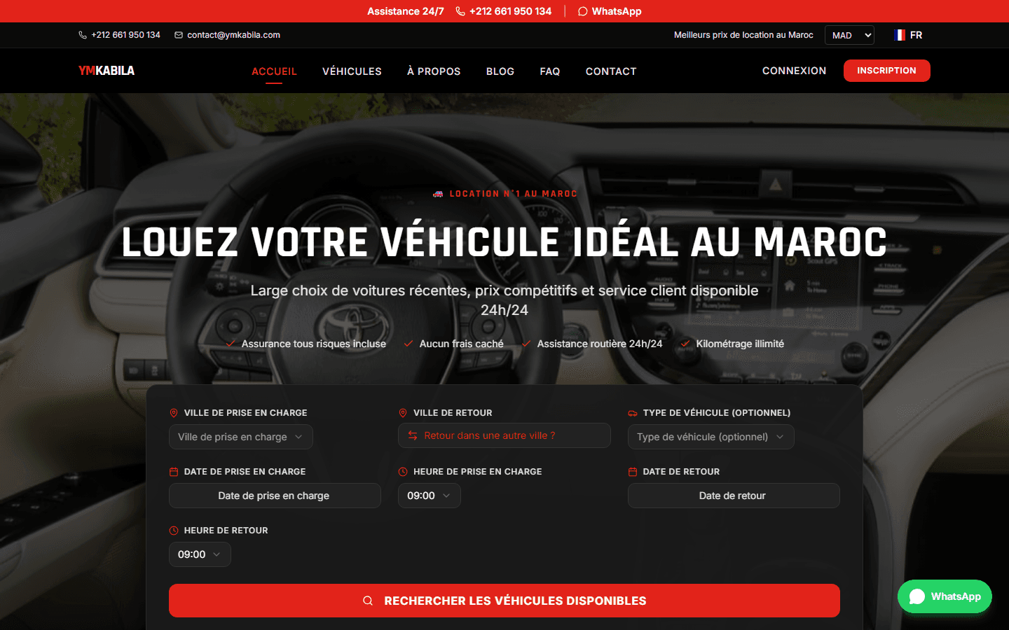 YMKabila — Booking / Mobility