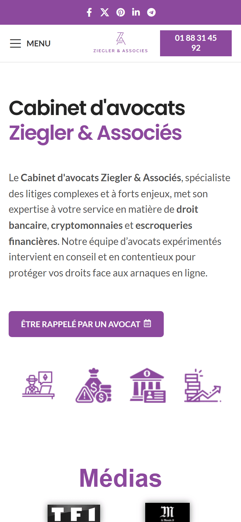Ziegler & Associés — mobile